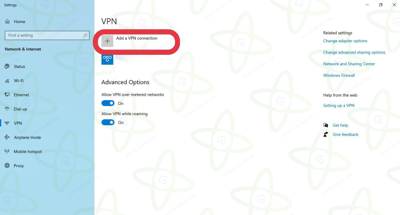 آموزش اتصال L2TP ویندوز