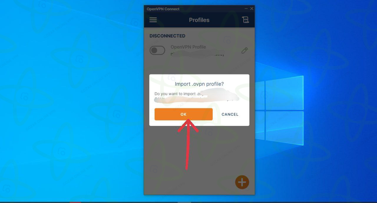 آموزش اتصال Open VPN ویندوز